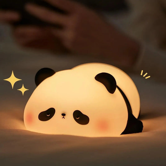 LED Night Lights - Cute Sheep, Panda, and Rabbit Silicone Lamp - ESSMCO