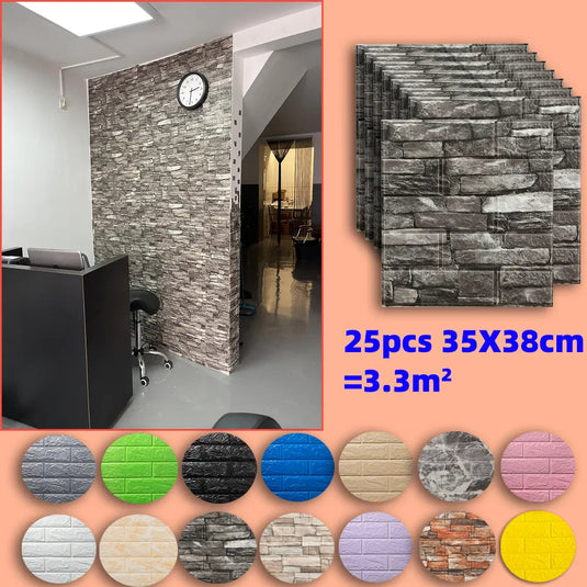 3D Self-Adhesive Wallpaper Panel - ESSMCO