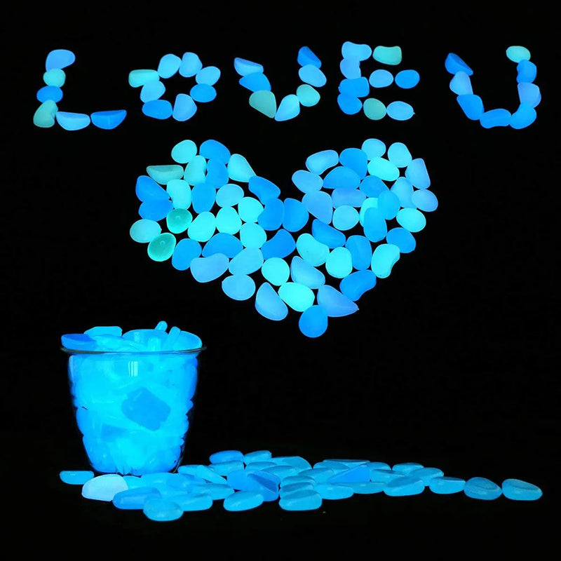 Load image into Gallery viewer, 500PCS Glow in the Dark Garden Pebbles - Luminous Stones - ESSMCO
