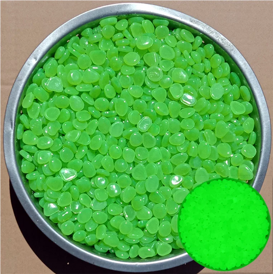 500PCS Glow in the Dark Garden Pebbles - Luminous Stones - ESSMCO