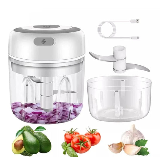 Electric Mini Food Chopper USB Vegetable Grinder - ESSMCO