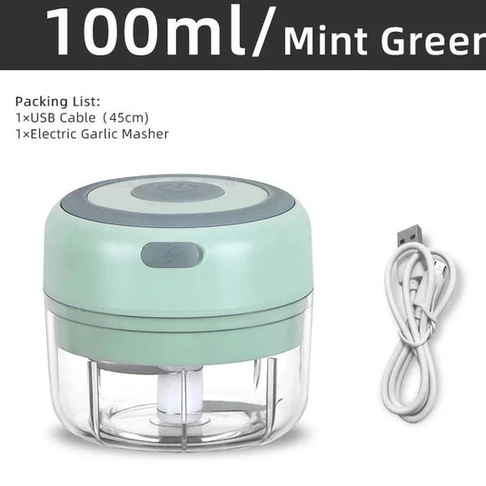 Electric Mini Food Chopper USB Vegetable Grinder - ESSMCO