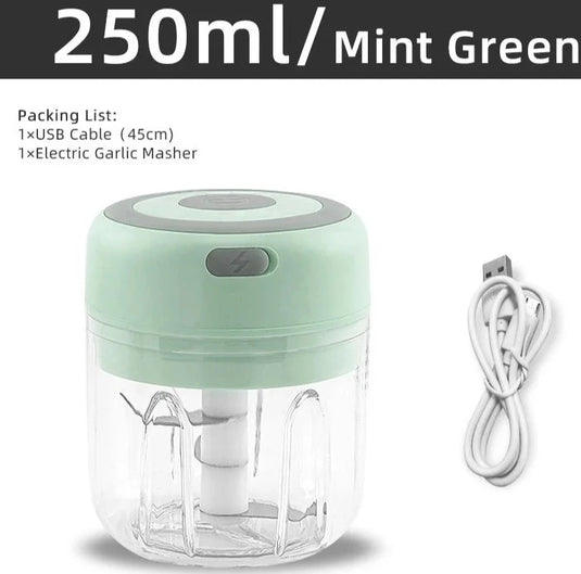 Electric Mini Food Chopper USB Vegetable Grinder - ESSMCO