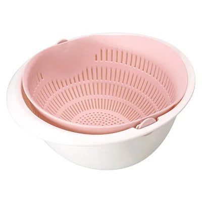 Rotatable Double Drain Basket for Fruits and Vegetables - ESSMCO