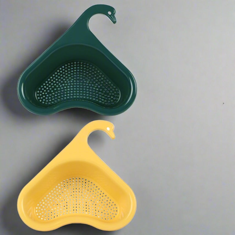 Load image into Gallery viewer, Swan and Dolphin Sink Drain Basket Rack for Kitchen - ESSMCO
