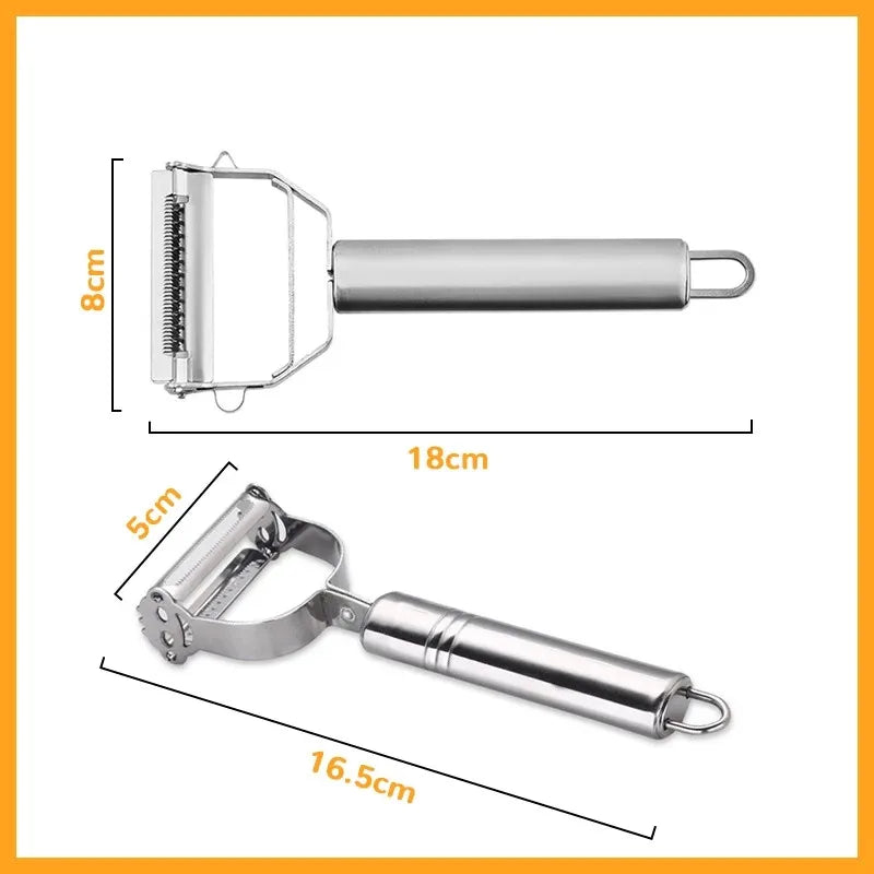 Load image into Gallery viewer, Multifunctional Stainless Steel Vegetable and Fruit Peeler - ESSMCO
