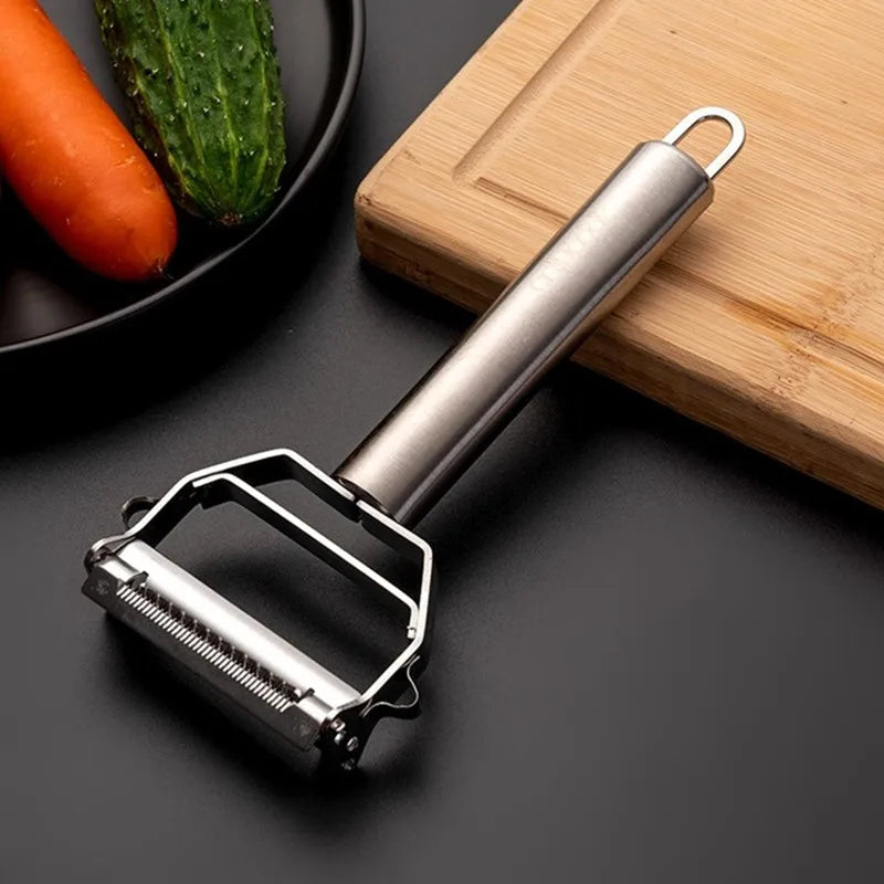 Load image into Gallery viewer, Multifunctional Stainless Steel Vegetable and Fruit Peeler - ESSMCO
