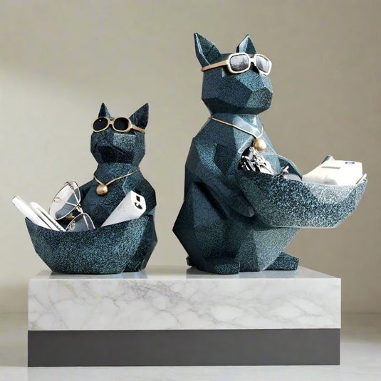 Modern Fortune Cat Desktop Decoration for Home, Living Room, and Entrance - ESSMCO