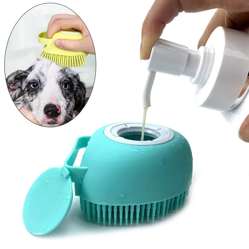 Load image into Gallery viewer, Silicone Pet Brush for Gentle Grooming - ESSMCO
