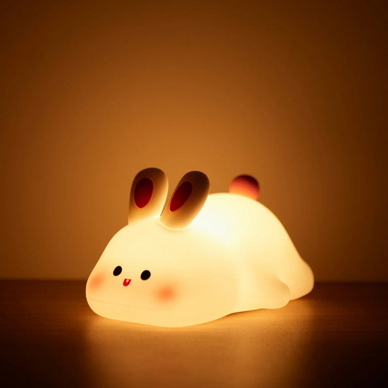 Load image into Gallery viewer, LED Night Lights - Cute Sheep, Panda, and Rabbit Silicone Lamp - ESSMCO
