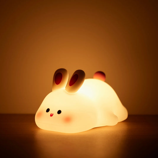 LED Night Lights - Cute Sheep, Panda, and Rabbit Silicone Lamp - ESSMCO