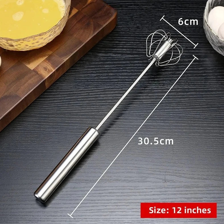 Load image into Gallery viewer, Stainless Steel Semi-Automatic Egg Beater Hand Mixer - ESSMCO
