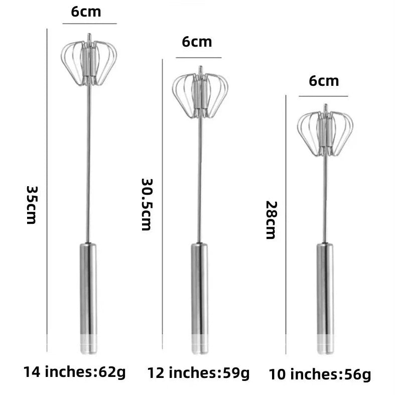 Load image into Gallery viewer, Stainless Steel Semi-Automatic Egg Beater Hand Mixer - ESSMCO
