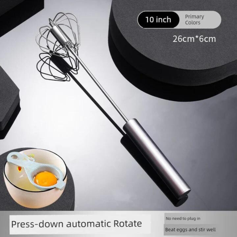 Load image into Gallery viewer, Stainless Steel Semi-Automatic Egg Beater Hand Mixer - ESSMCO
