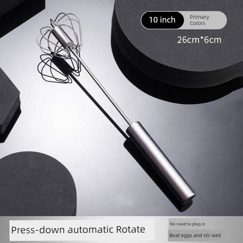 Load image into Gallery viewer, Stainless Steel Semi-Automatic Egg Beater Hand Mixer - ESSMCO
