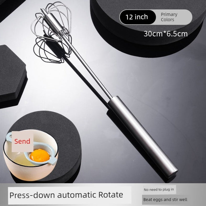 Load image into Gallery viewer, Stainless Steel Semi-Automatic Egg Beater Hand Mixer - ESSMCO
