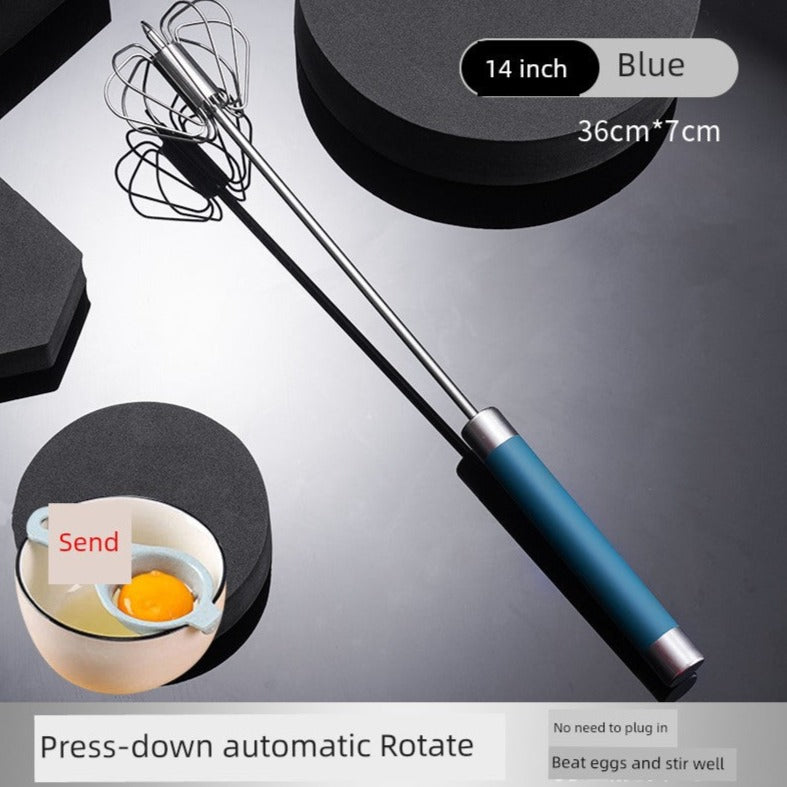 Load image into Gallery viewer, Stainless Steel Semi-Automatic Egg Beater Hand Mixer - ESSMCO
