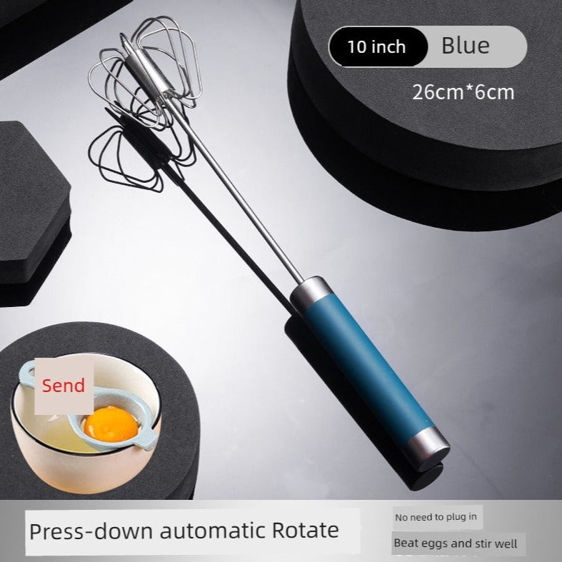 Load image into Gallery viewer, Stainless Steel Semi-Automatic Egg Beater Hand Mixer - ESSMCO
