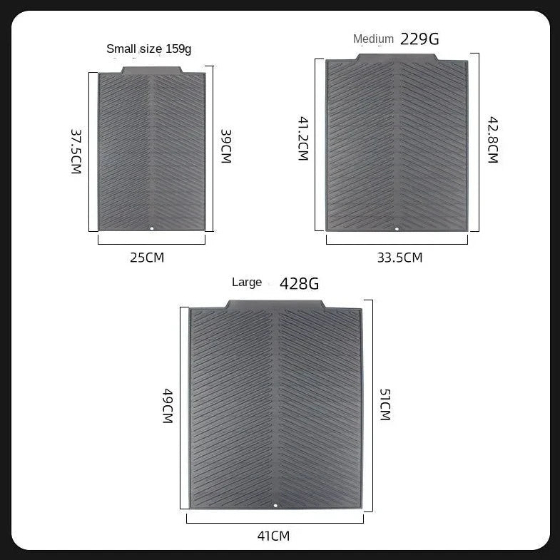 Load image into Gallery viewer, Silicone Drain Pad and Drying Mat - Non-Slip Kitchen Utensil Mat - ESSMCO
