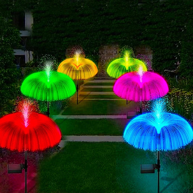 Load image into Gallery viewer, Solar LED Jellyfish Light for Garden and Outdoor Decor - ESSMCO
