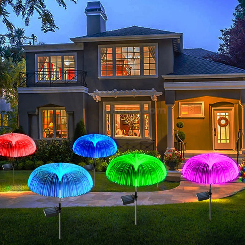 Load image into Gallery viewer, Solar LED Jellyfish Light for Garden and Outdoor Decor - ESSMCO
