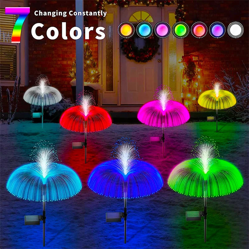 Load image into Gallery viewer, Solar LED Jellyfish Light for Garden and Outdoor Decor - ESSMCO
