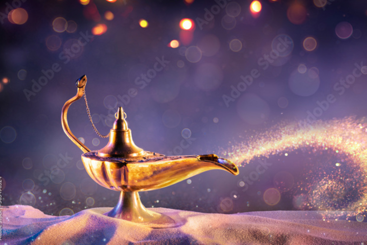 Large Aladdin Magic-Lamp Decoration