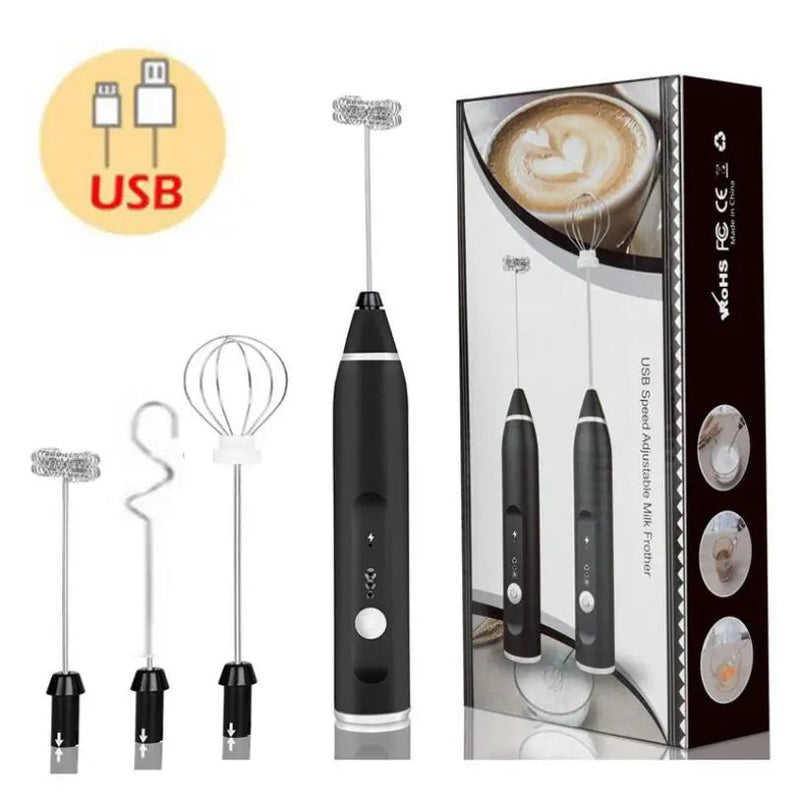 Load image into Gallery viewer, Wireless Electric Milk Frother and Handheld Coffee Whisk - ESSMCO
