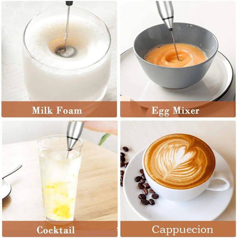 Load image into Gallery viewer, Wireless Electric Milk Frother and Handheld Coffee Whisk - ESSMCO
